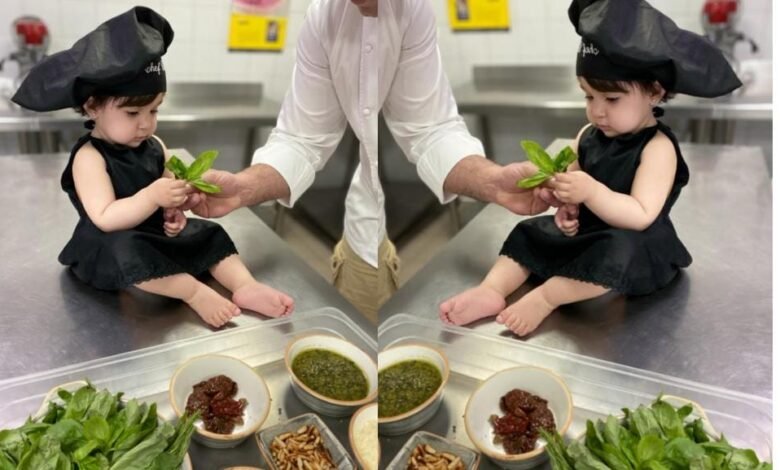البلوجر الصغيرة سيليا غدار تستعدُّ للمشاركة في مسابقة للطهي