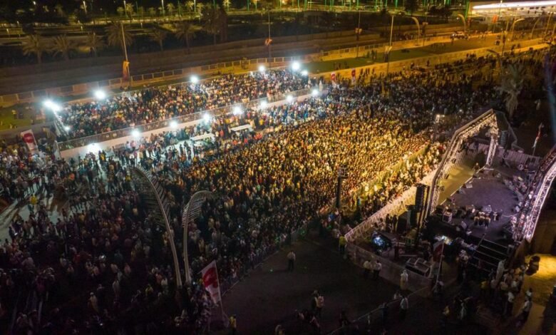 محمود التركي، ناصر الكبيسي وخليفة ضمن مهرجان العيد في قطر