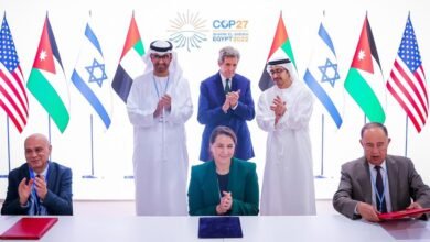 مذكرة بين الإمارات و”إسرائيل” والأردن لإنشاء محطتي طاقة وتحلية