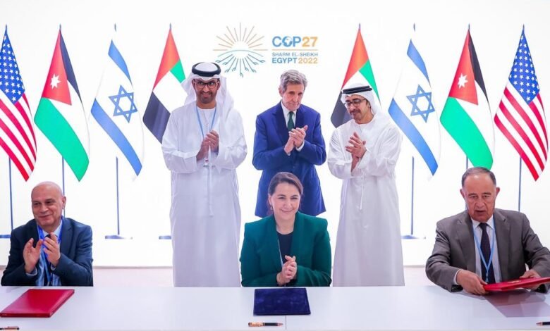 مذكرة بين الإمارات و”إسرائيل” والأردن لإنشاء محطتي طاقة وتحلية
