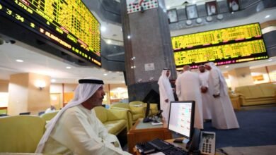 5.45 مليارات دولار صفقات أسواق الأسهم في الإمارات