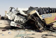وزارة الصحة تعلن مقتل 21 شخصاً في حادث حافلة دهب–نويبع