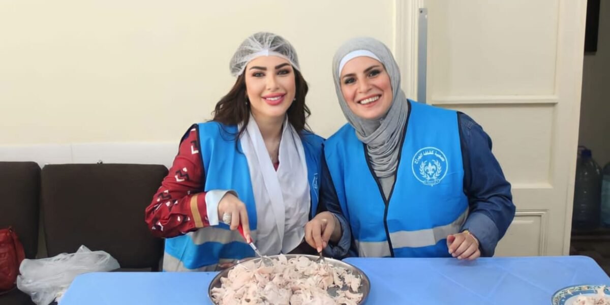 زينة سلامة في مشاركة خاصة ضمن مبادرة كشافة الجراح الخيرية