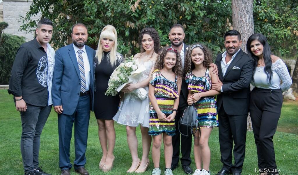 عقد قران نجل الفنان رضا على ابنة رئيس جمعية تجار عاليه سمير شهيب