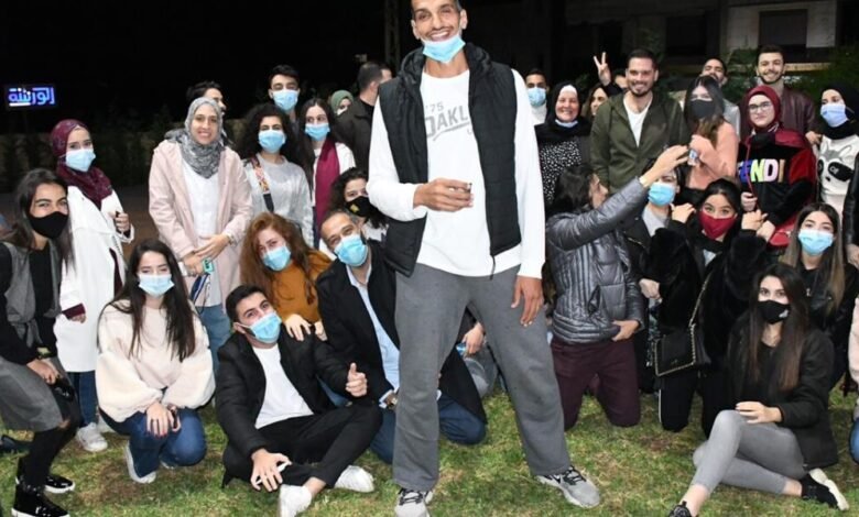 أسطورة كرة السلّة العربيّة إسماعيل أحمد في الورشة