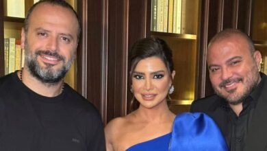 الإعلامية مريان القزي تقدم حفل النجمين ملحم زين و جورج وسوف في الدوحة