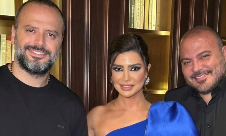 الإعلامية مريان القزي تقدم حفل النجمين ملحم زين و جورج وسوف في الدوحة