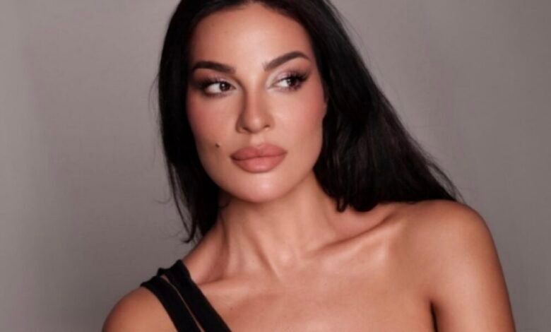 جمال نادين نسيب نجيم يتألق بلمسة من لوحتها الجديدة لظلال العيون