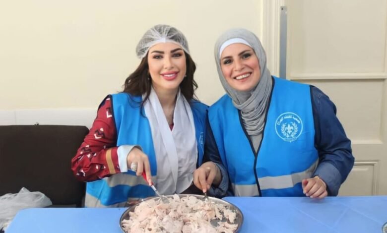 زينة سلامة في مشاركة خاصة ضمن مبادرة كشافة الجراح الخيرية