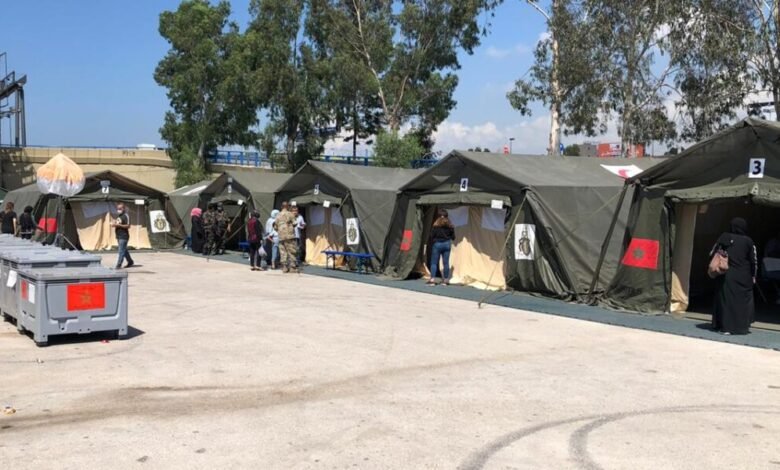 طائرة ال٢١ تصل الى لبنان من المملكة المغربية