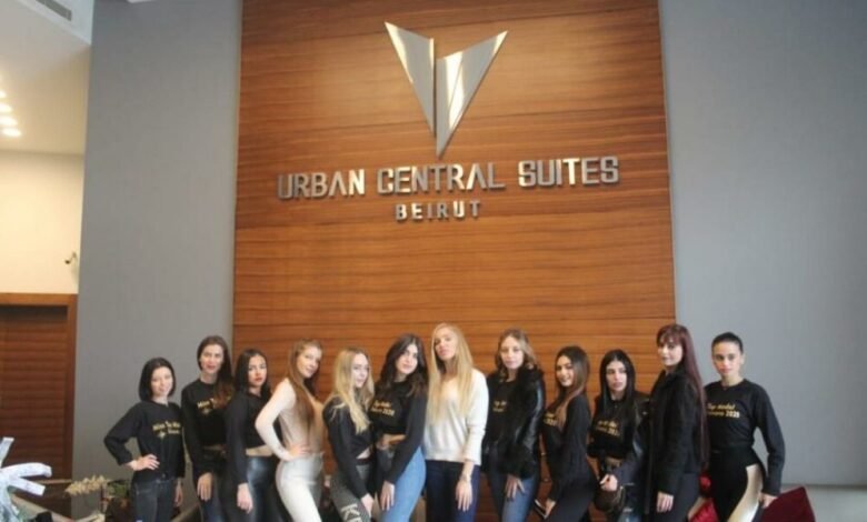 ملكات جمال Top Model في فندق Urban Central Suites beirut