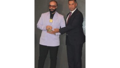 مهرجان AFDAL الدولي يقدم جائزة أفضل نجم عراقي للفنان سيف عامر